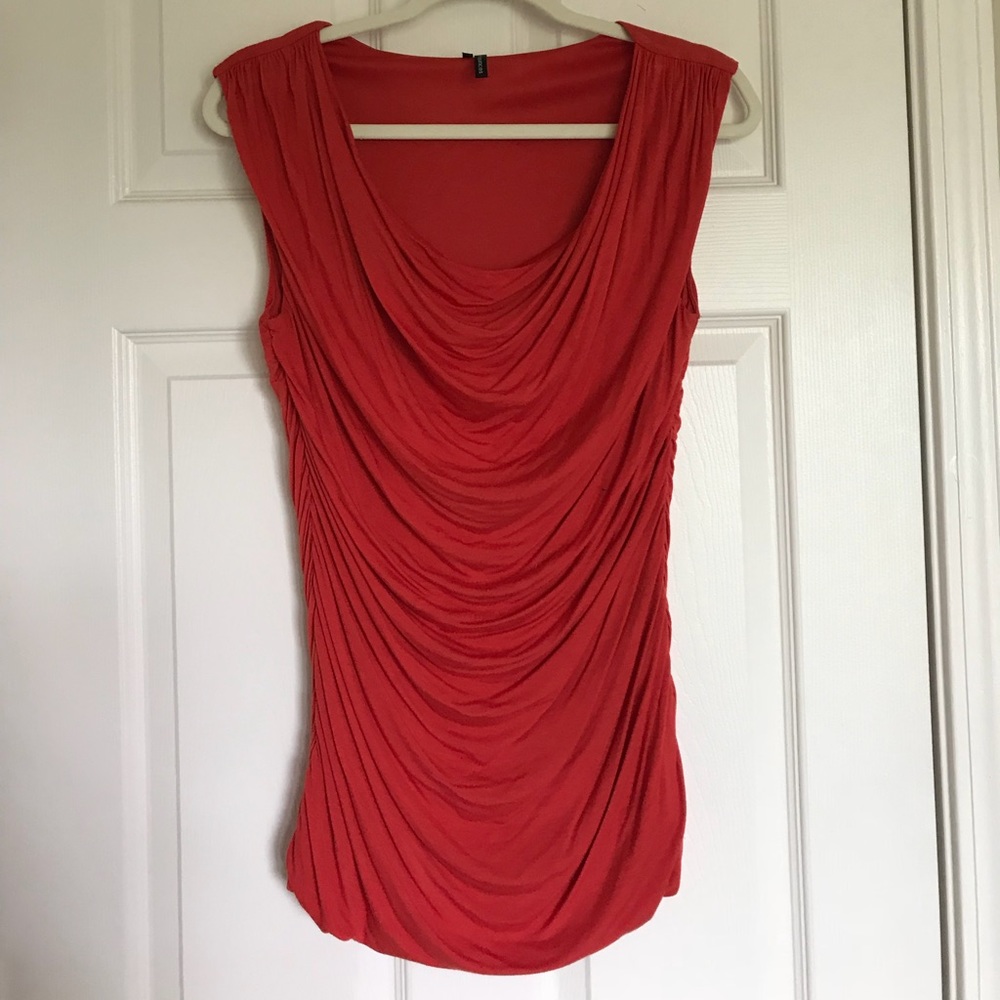 Red Maurices Flowy Tank/Blouse